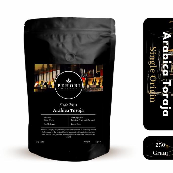 

[ COD ] PEHOBI Kopi Arabica Toraja 250 Gram PRODUK TERBATAS Kode 26