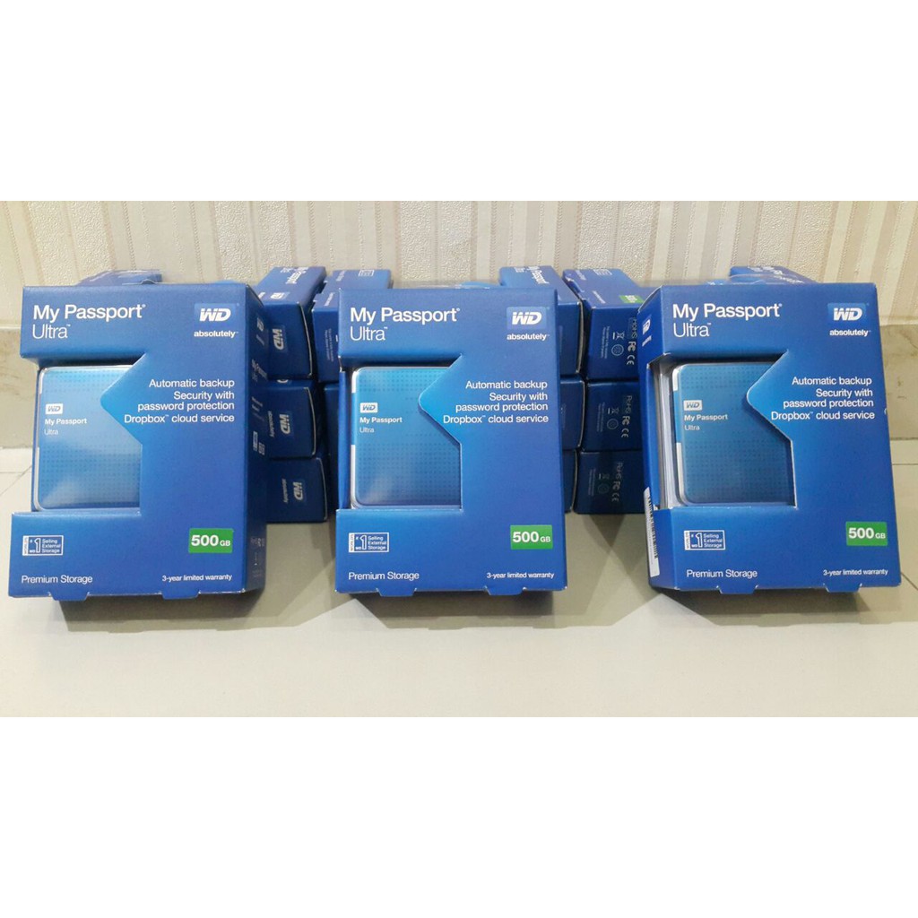 WD My Passport Ultra 500GB Hard Disk External USB 3.0
