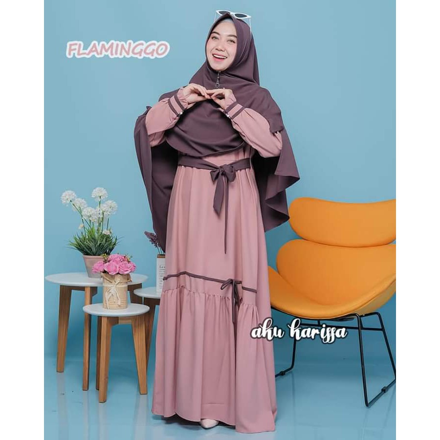 GAMIS SYARII TERBARU SORAYA SET SYARI BRAND AKU KARISSA