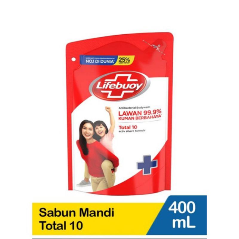 [MURAH] LIFEBOUY refill body wash 825 ml mild care/total 10/ lemon fresh sabun cair