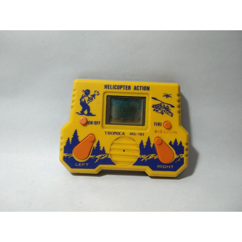 Game Watch Gimbot Gamebot Tronica Helicopter Action Helikopter Perang Jadul War Klasik Retro Antik V