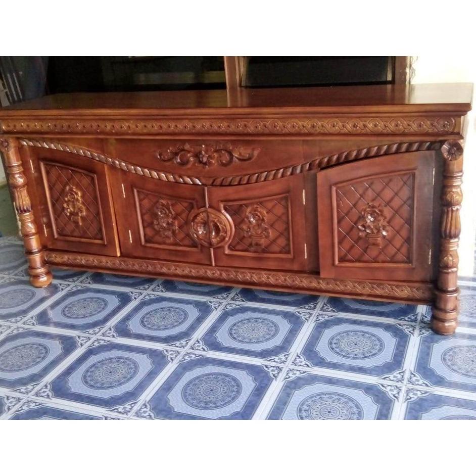 Buffet Tv Minimalis/Rak Meja Kayu Jati/Meja Tv Modern