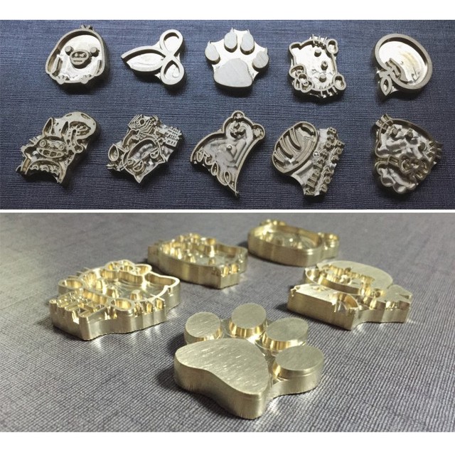 Plat Cetakan Matras Emboss Deboss Hot Stamp Kulit Kuningan Custom