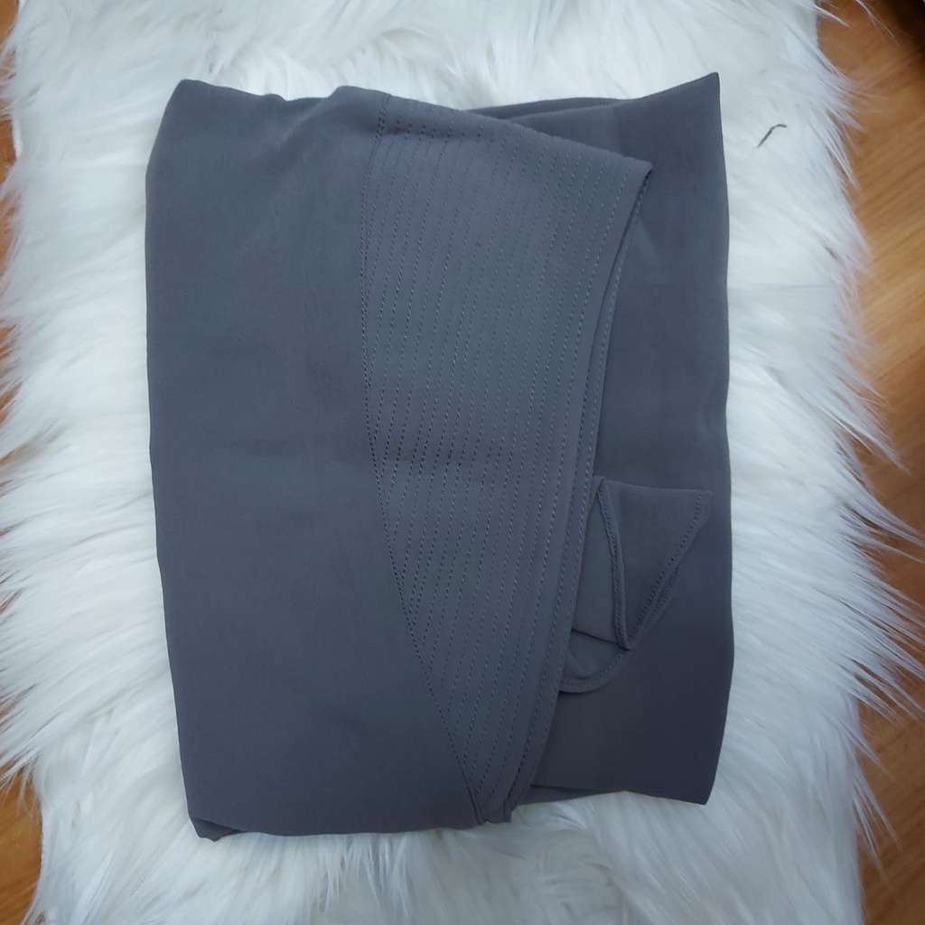KHIMAR SAFA MINI ORI AWLIYA COLLECTION/KHIMAR TERBARU-Abu tua