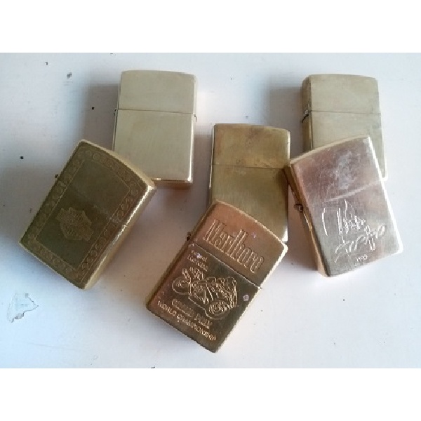 6 PCS Original Zippo V / XII / VII dan XIII American era 70 'an
