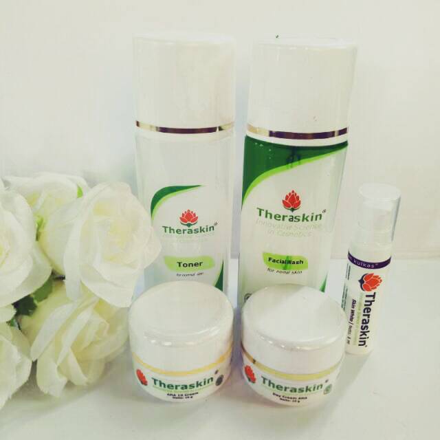 Paket Flek Theraskin aha 10 + skin white