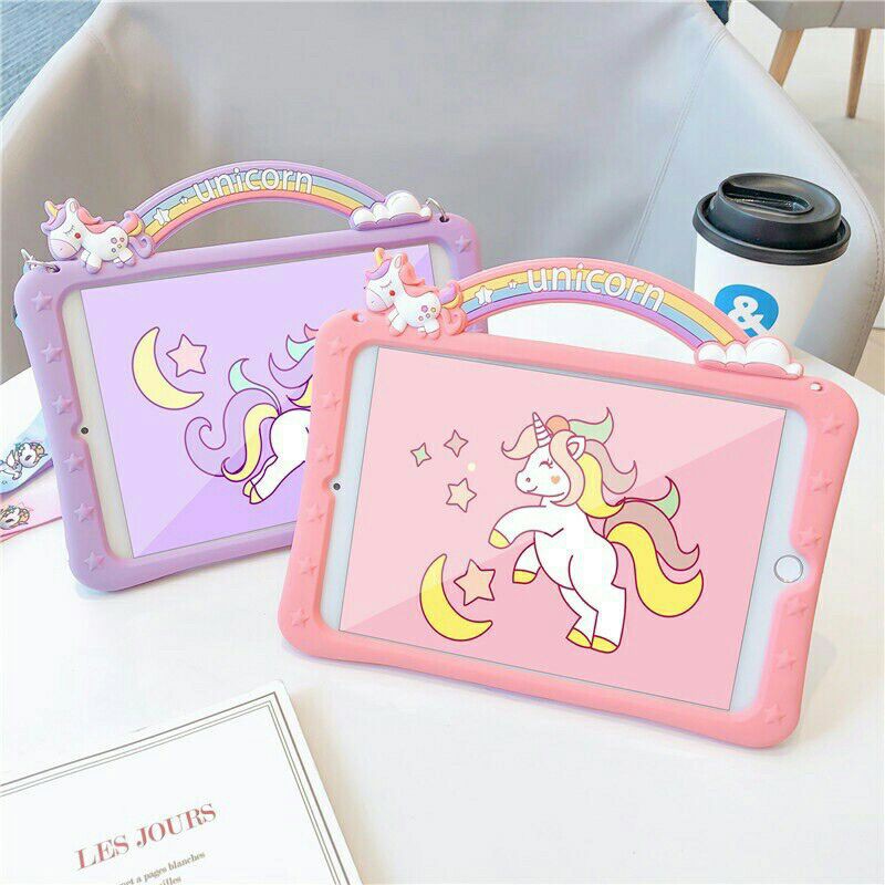 Unicorn Case kids Casing anak ipad mini ipad 2 3 4 5 6 ipad air ipad pro