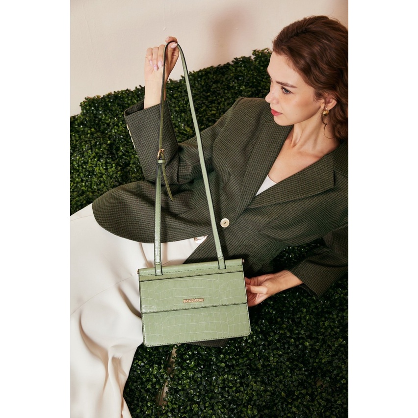 Jims Honey Raisa Bag Tas Selempang Wanita Korea Fashion Import Sling Bag Rantai