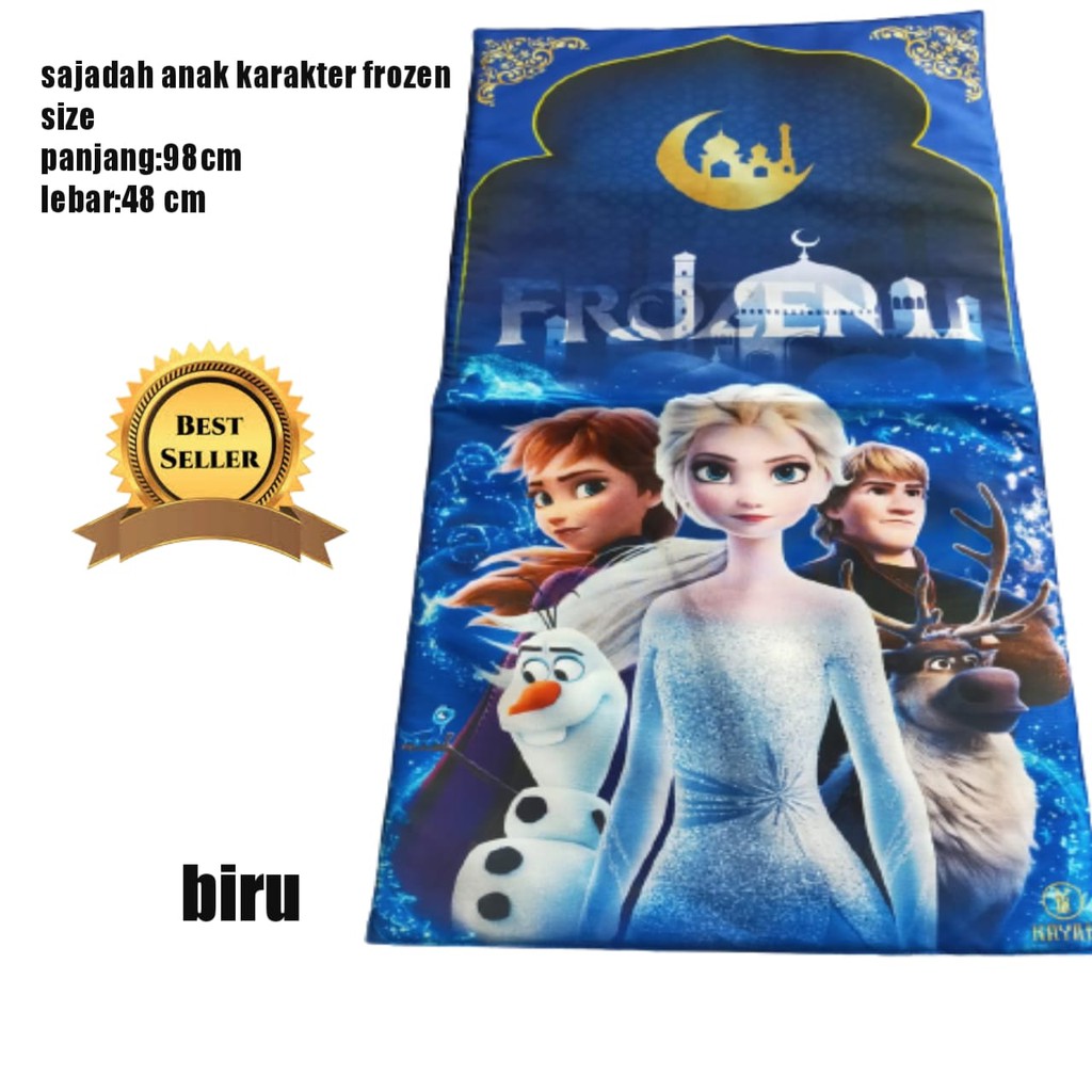 Sajadah Karakter Anak Frozen/Harga Grosir/Best Seller/Bisa COD