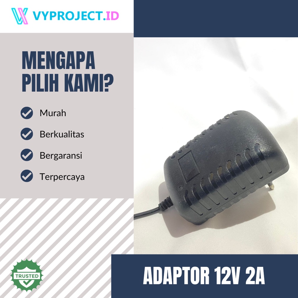 Adaptor Lampu / Adaptor Neon Flex 12 Volt 2 A