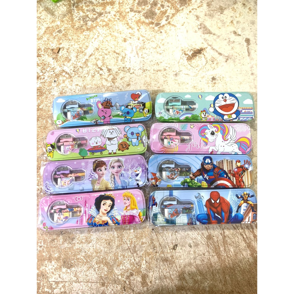 

Tempat Pensil Seng Set karakter 99-8 Pencil case