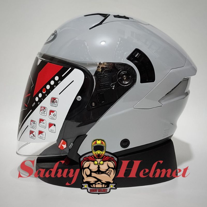 HELM KYT NFJ SOLID ASPHALT GREY