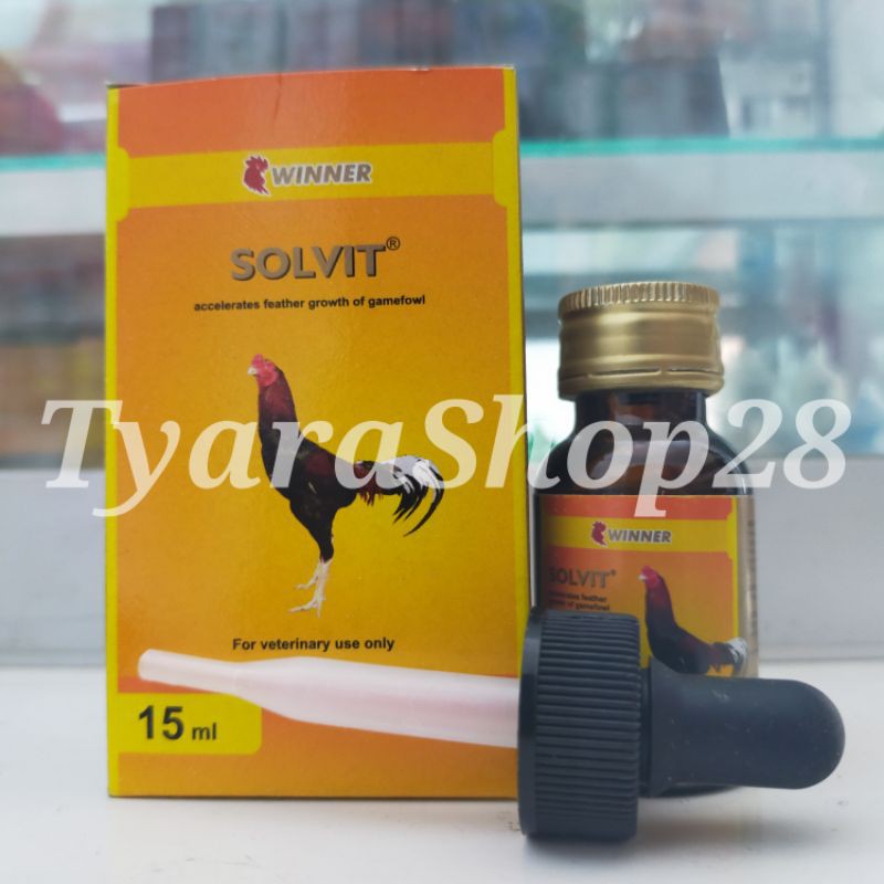 WINNER SOLVIT 15 ml - penumbuh bulu ayam