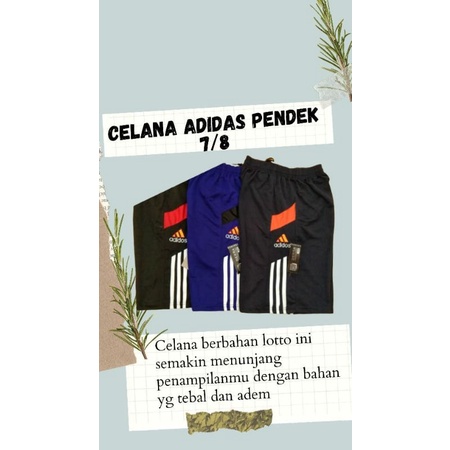 celana kolor celana olahraga pendek Adidas