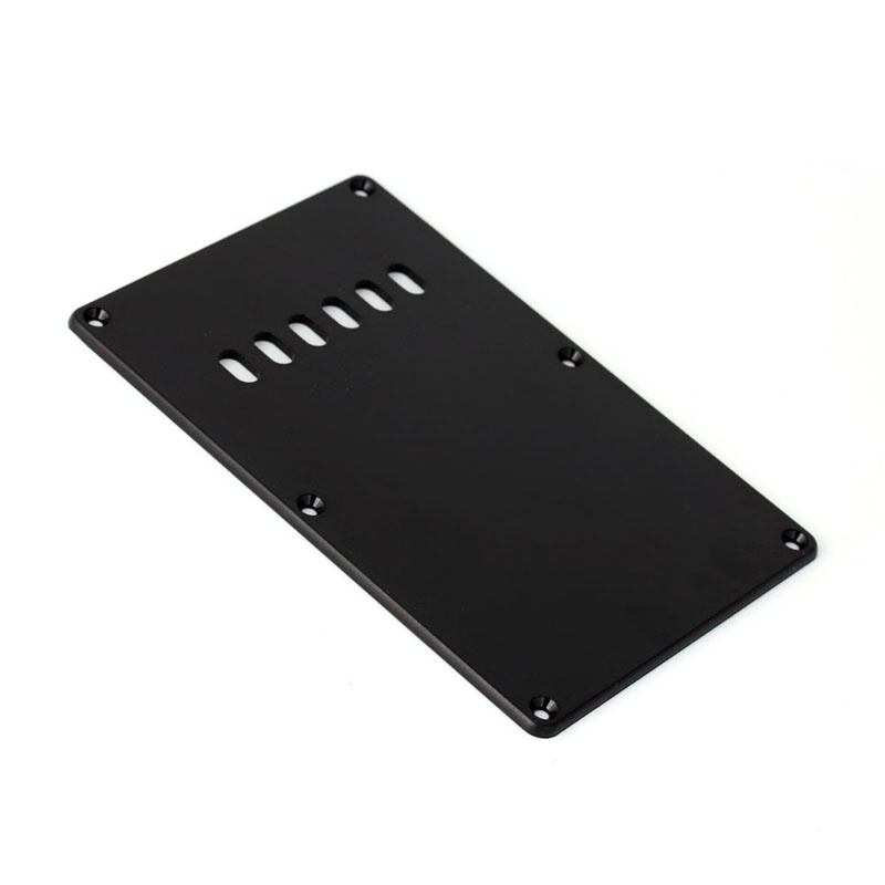 Sun Ply Single Black Guitar Tremolo Spring Backplate Cover Untuk Gitar Elektrik Hitam