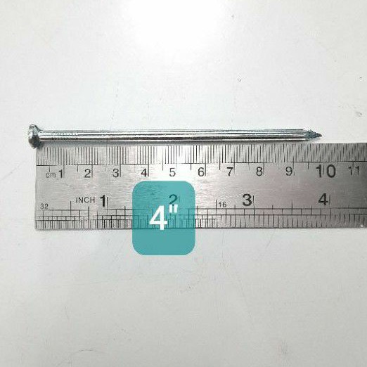 Paku Beton Putih DN 4&quot; (10CM) Harga Per Kotak (D4174)