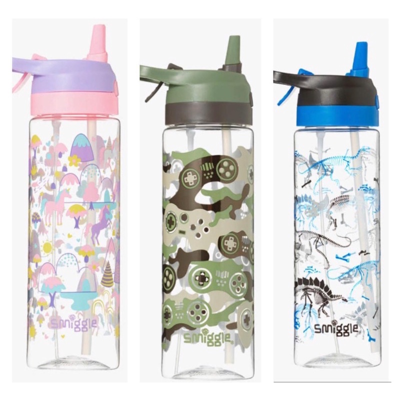 SMIGGLE Bottle Spritz Spray Boys Girls Unicorn Army Dino Original