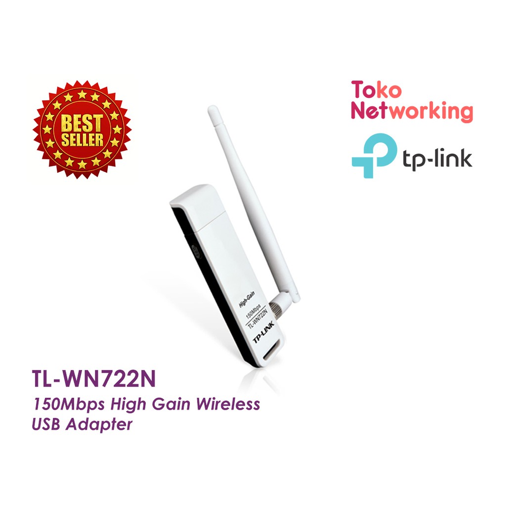 TP-LINK TL-WN722N ( PAKET ISI 2 ) 150Mbps High Gain Wireless USB Adapter 722 wn722 722n tplink
