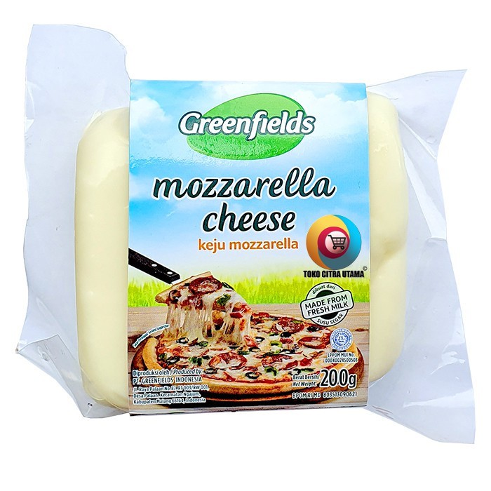 

Mozzarella Cheese / Keju Mozarela Greenfield Greenfields 200 gram