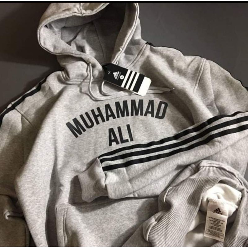 HOODIE JACKET ADIDAS X MUHAMMAD ALI PULLOVER POLOS ORIGINAL PREMIUM