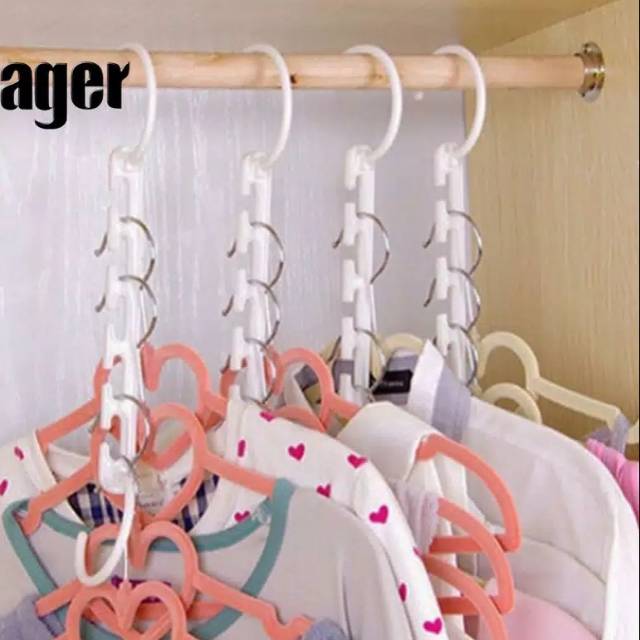 Wonder Hanger Magic Hanger Gantungan Baju Pakaian Hanger Ajaib Hanger Pakaian