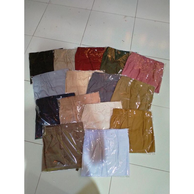 BAYAR DITEMPAT CELANA PANJANG WANITA BAGGY PANTS WANITA Latte nude hitam maroon ivory