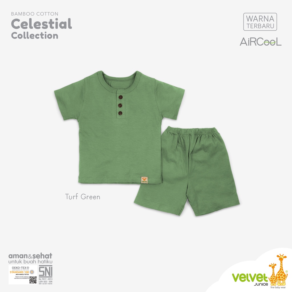 Velvet Junior Bamboo Celestial Collection Setelan Pendek