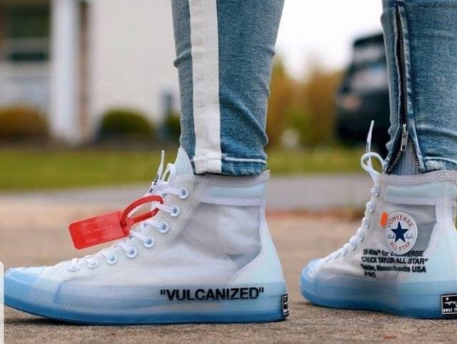 all star transparente vulcanized