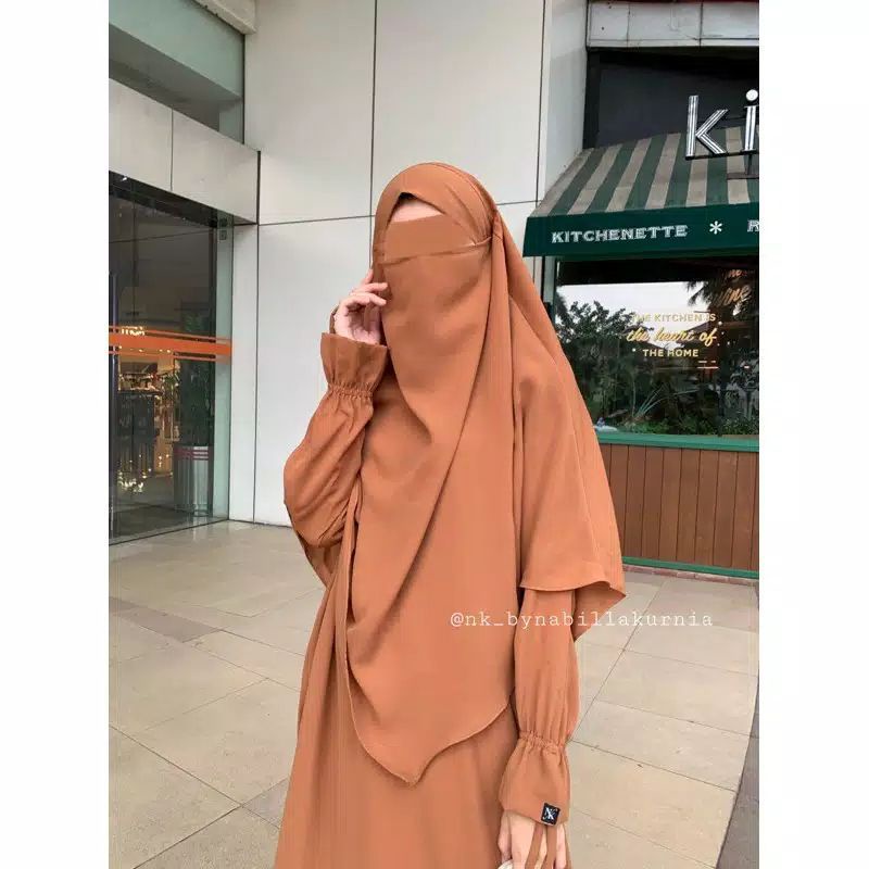 set gamis French Khimar