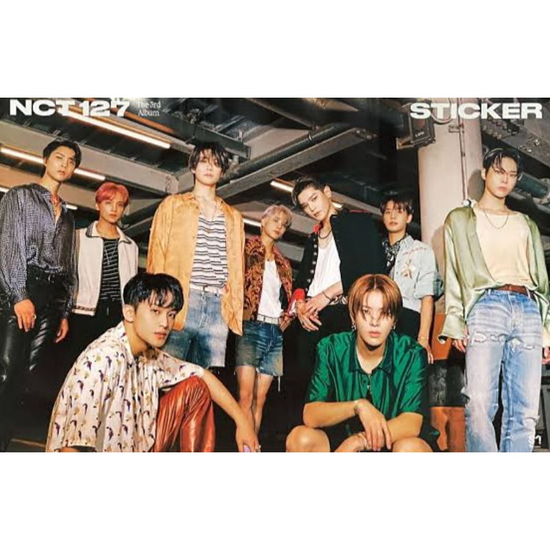 Official Posted NCT 127 Sticker Seoul City Ver. (Rolled Poster)