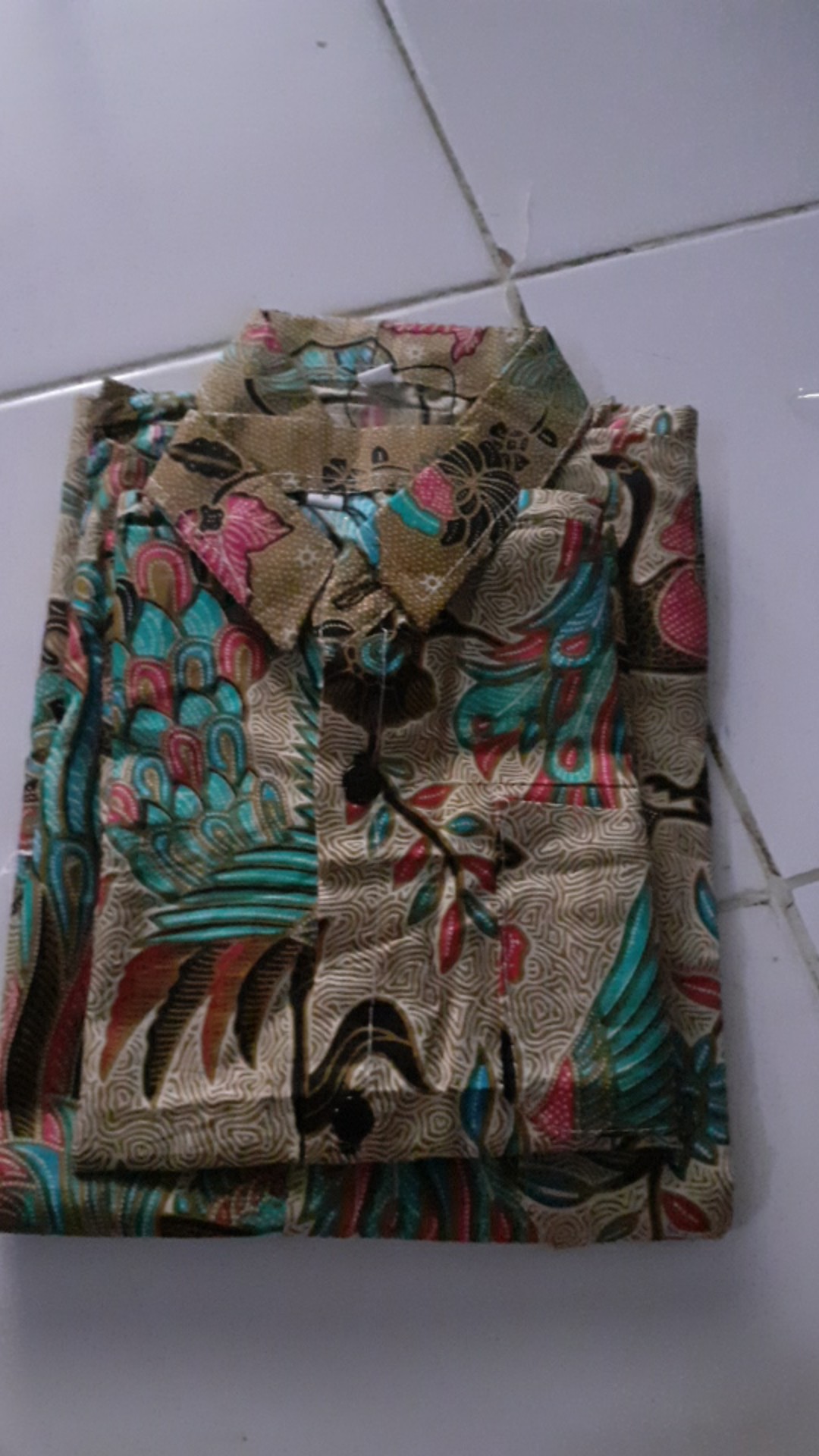 Couple Batik Ayah Anak Motif Merak Size Terlengkap 1-10tahun