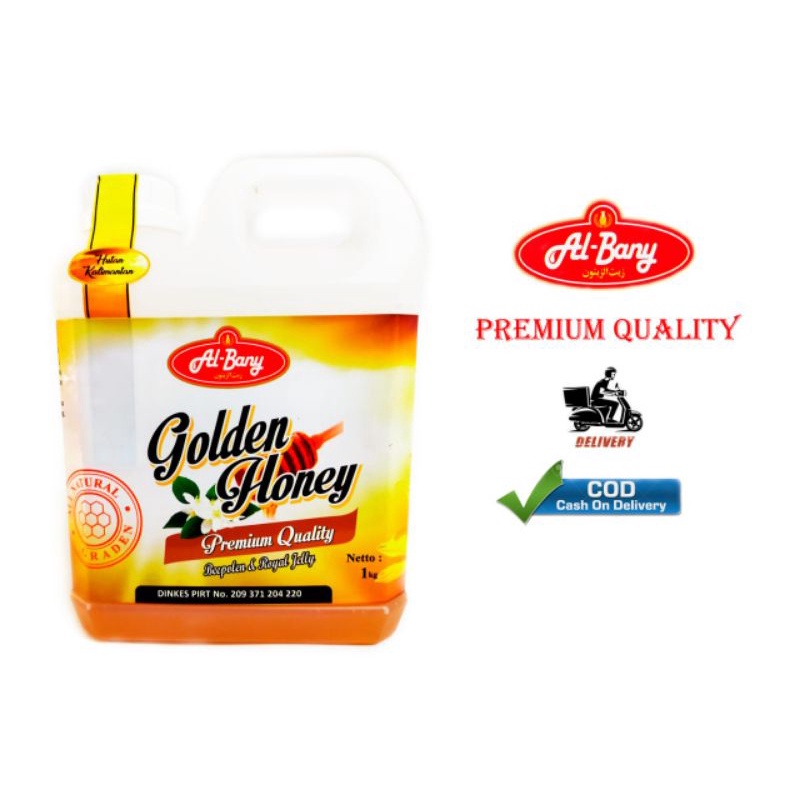 Madu Golden Honey Al-bany Nett 1kg