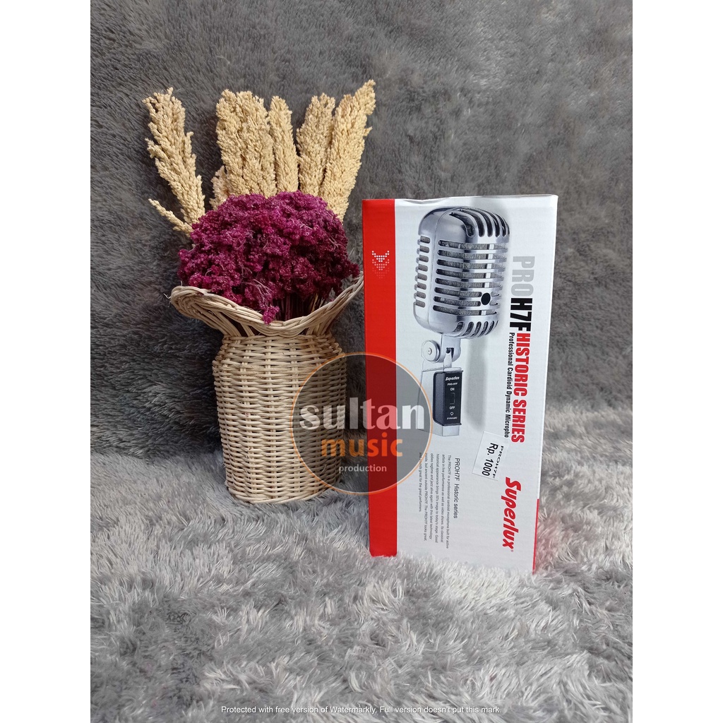 Superlux PROH7F MKII - Classic Cardioid Dynamic Microphone