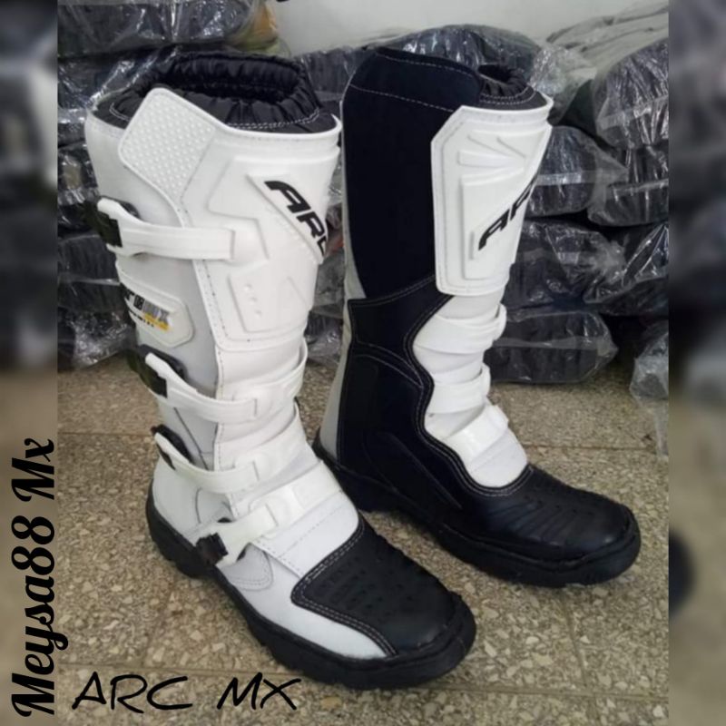 Sepatu Cross ARC MX Bahan kulit asli