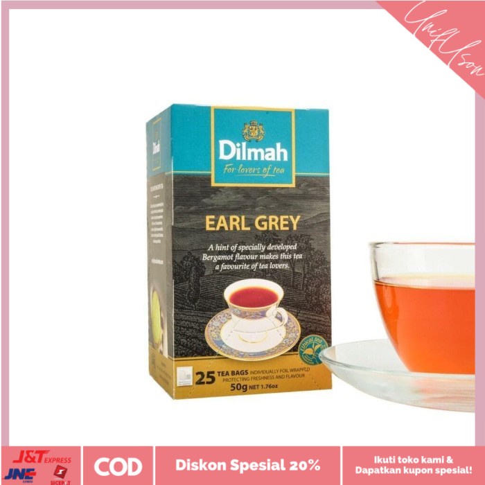 

⭐COD⭐ AD DILMAH Earl Grey 20 bags 40 gr