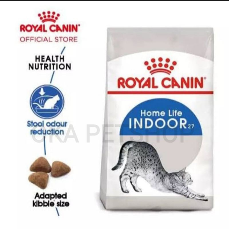 Royal Canin Indoor27 Home Life 4kg - Makanan Kucing Royal Canin Indoor27 Freshpack