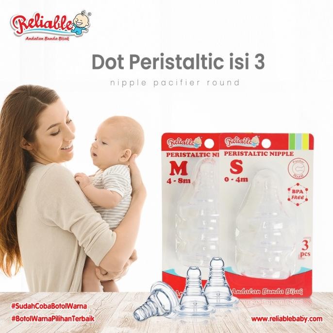 Dot Nipple Peristaltic Botol Susu Bayi Baby Merk Reliable Bebe Cussons Young Young Regulator