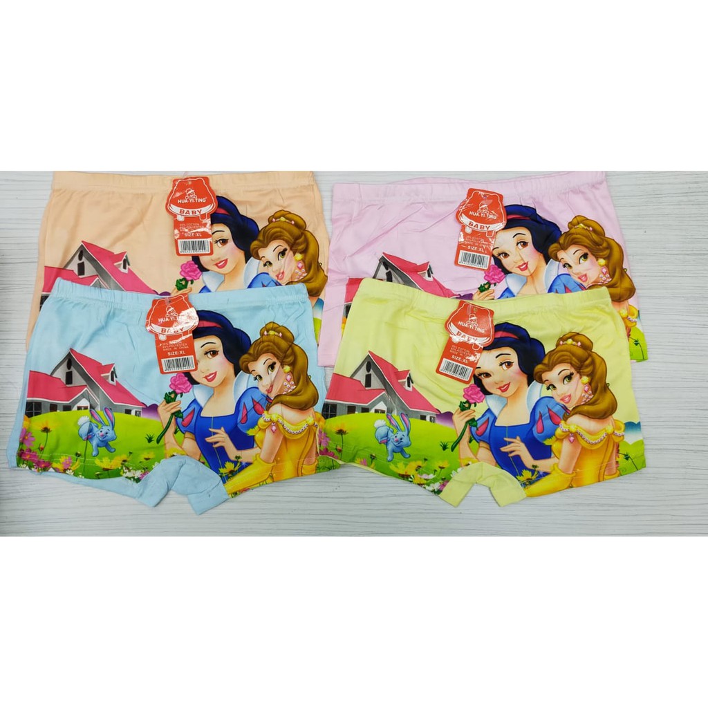 (3pcs) Boxer anak/Celana dalam boxer anak anak / boxer anak perempuan / boxer karakter