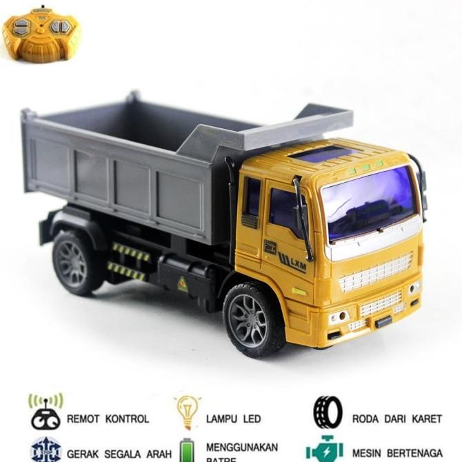 Mainan Mobil Remot Kontrol RC Dump Truk Max