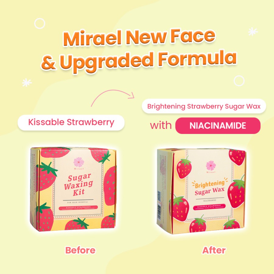 ★ BB ★ MIRAEL Sugar Waxing Kit 210ml | Sugar Wax | Hair Removal Penghilang Bulu | Moisturizing - Brightening - Relaxing - Refreshing - Brown Sugar Milk Tea x Chatime (Limited Edition)