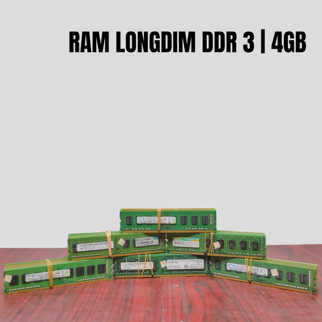 Ram memory PC Komputer Longdimm DDR3 8Gb 4Gb 2Gb