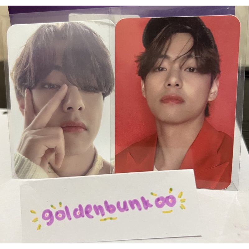 PC BTS PHOTOCARD DICON PART 1 PT 1 TAEHYUNG V THV TOPI MERAH PEACE ZOOM