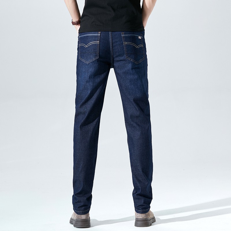 Bosgo Celana panjang jeans standart Pria warna Hitam dan Biru  Jeans Celana Panjang /celana jeans pria cowok