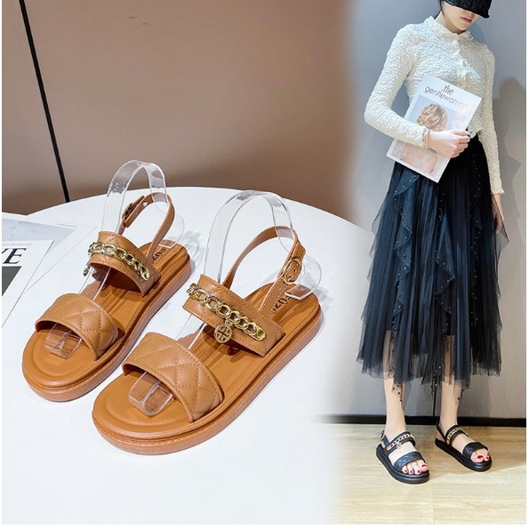 Sandal gunung wanita sandal tali rantai import 2089 JAMINAN EMPUK