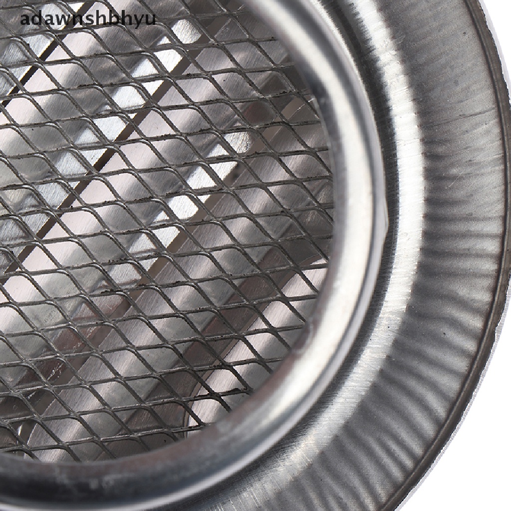 Adawnshbhyu Stainless Steel Wall Air Vent Ducting Ventilasi Exhaust Grille Penutup Outlet