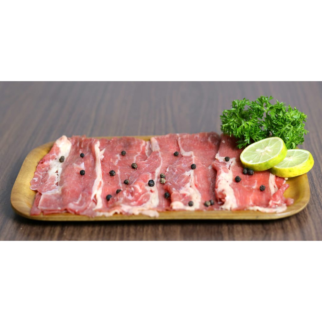 DAGING SAPI SLICE SHORTPLATE AUSTRALIA ALA YOSHINOYA 500GR / 1KG HALAL