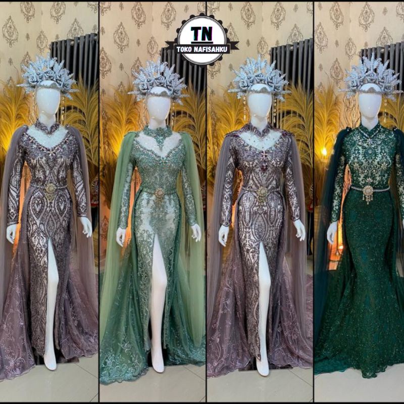 SALE  GAUN PENGANTIN MEWAH | GAUN PENGANTIN MUSLIM | BAJU PENGANTIN MODERN | BUSANA PENGANTIN