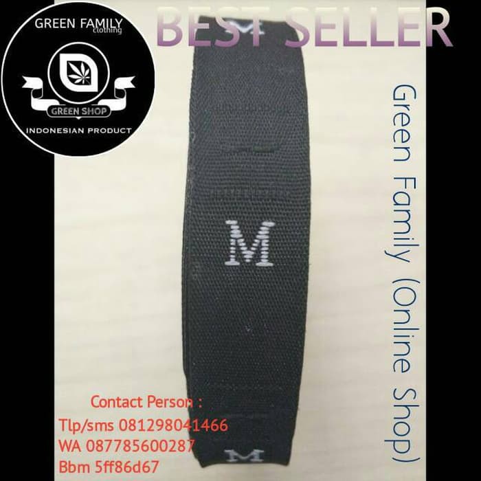 

Label Size / Label Ukuran Baju Bordir