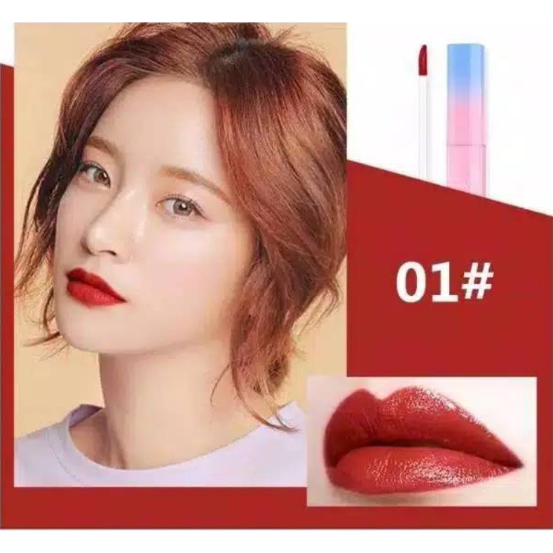 Liptint Korea Lameila Gloss VELVET Lip Glaze - Liptint Tahan Lama Anti Air / Lipstik Lipcream Lipbalm Lip Tint Original / Makeup Kosmetik Wanita Liptint Anak Sekolah Murah Bibir Merah Alami