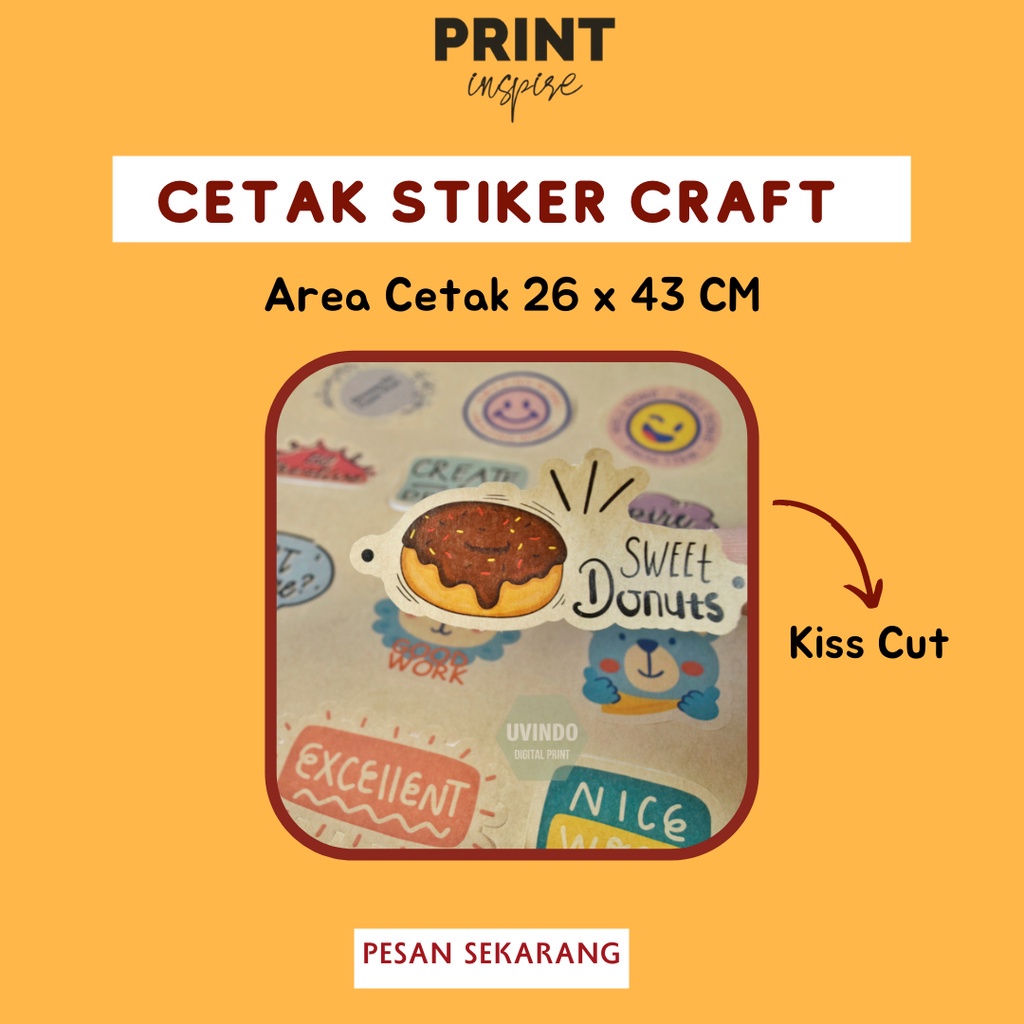 

Stiker Lembar Kraft A3/ Label Kraft A3 Cutting